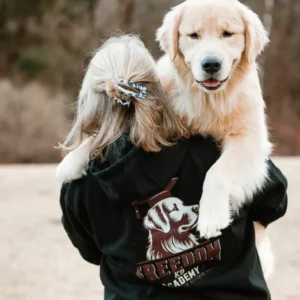 Freedom K9 Academy Pullover Hoodie (B/W Front Logo)